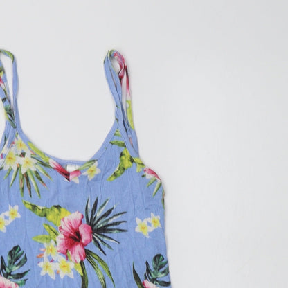 Womens UK Size 6 Peacocs Blue Camisole Tank