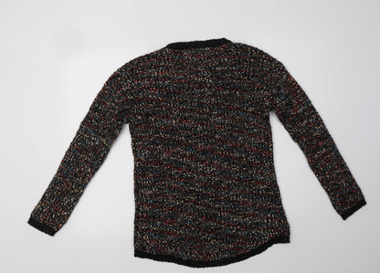 Womens UK Size 10 Matalan Multicoloured Pullover Jumper