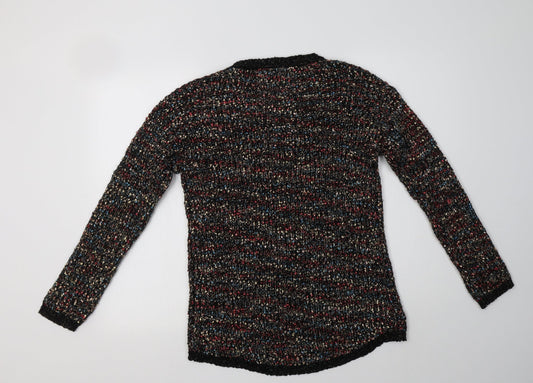 Womens UK Size 10 Matalan Multicoloured Pullover Jumper
