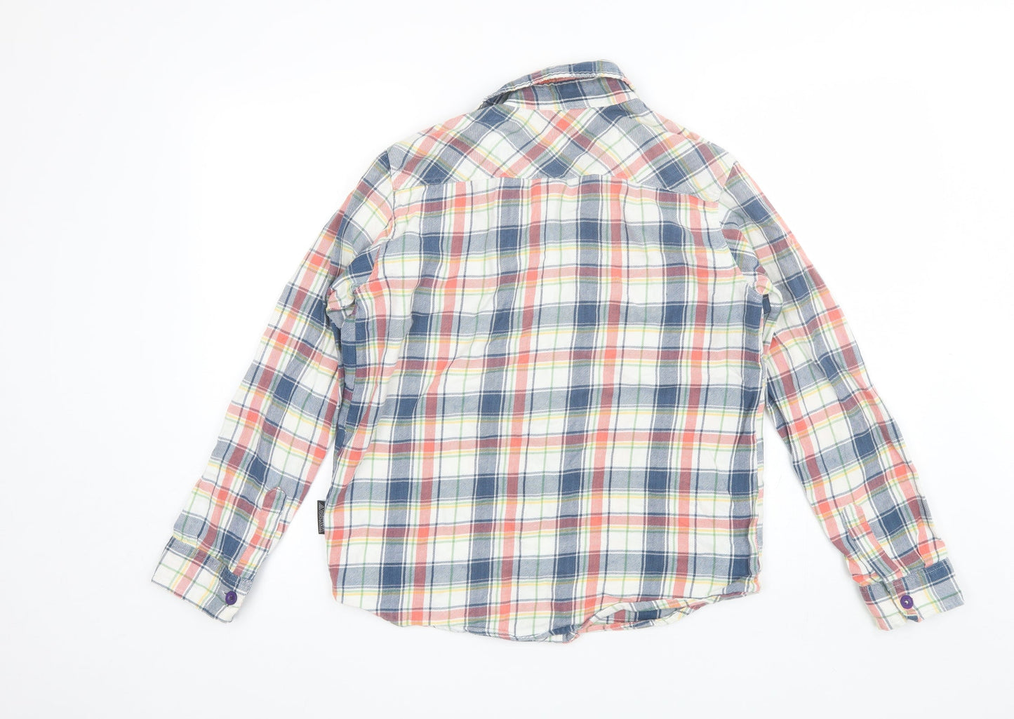 Mens UK Size M d'shea Blue  Button-Up Long Sleeve Casual Shirt