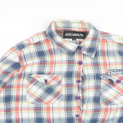 Mens UK Size M d'shea Blue  Button-Up Long Sleeve Casual Shirt