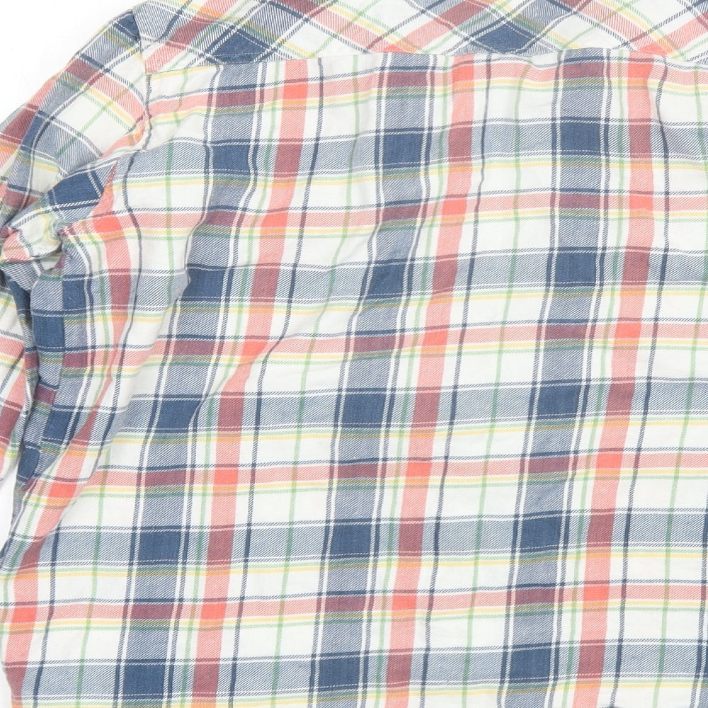 Mens UK Size M d'shea Blue  Button-Up Long Sleeve Casual Shirt