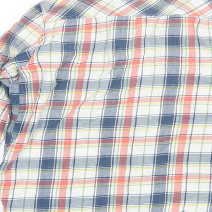 Mens UK Size M d'shea Blue  Button-Up Long Sleeve Casual Shirt