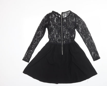 AFFAIR  Womens Black  Polyester Shift  Size 6  Round Neck