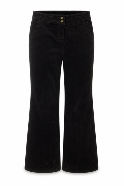 Front view of Principles women’s brown cotton trousers, size UK 14, 32-inch leg regular