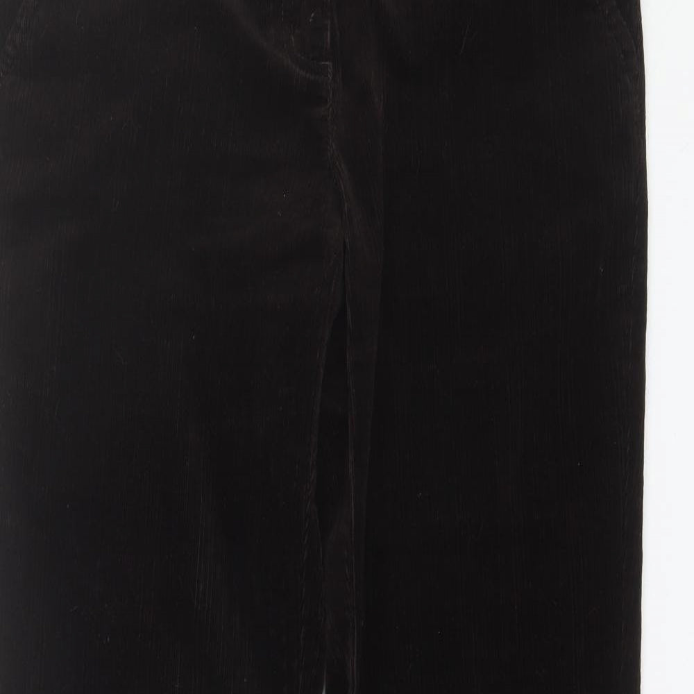 Principeles Womens Brown  Cotton Trousers  Size 14 L32 in Regular