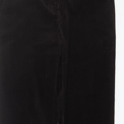 Principeles Womens Brown  Cotton Trousers  Size 14 L32 in Regular
