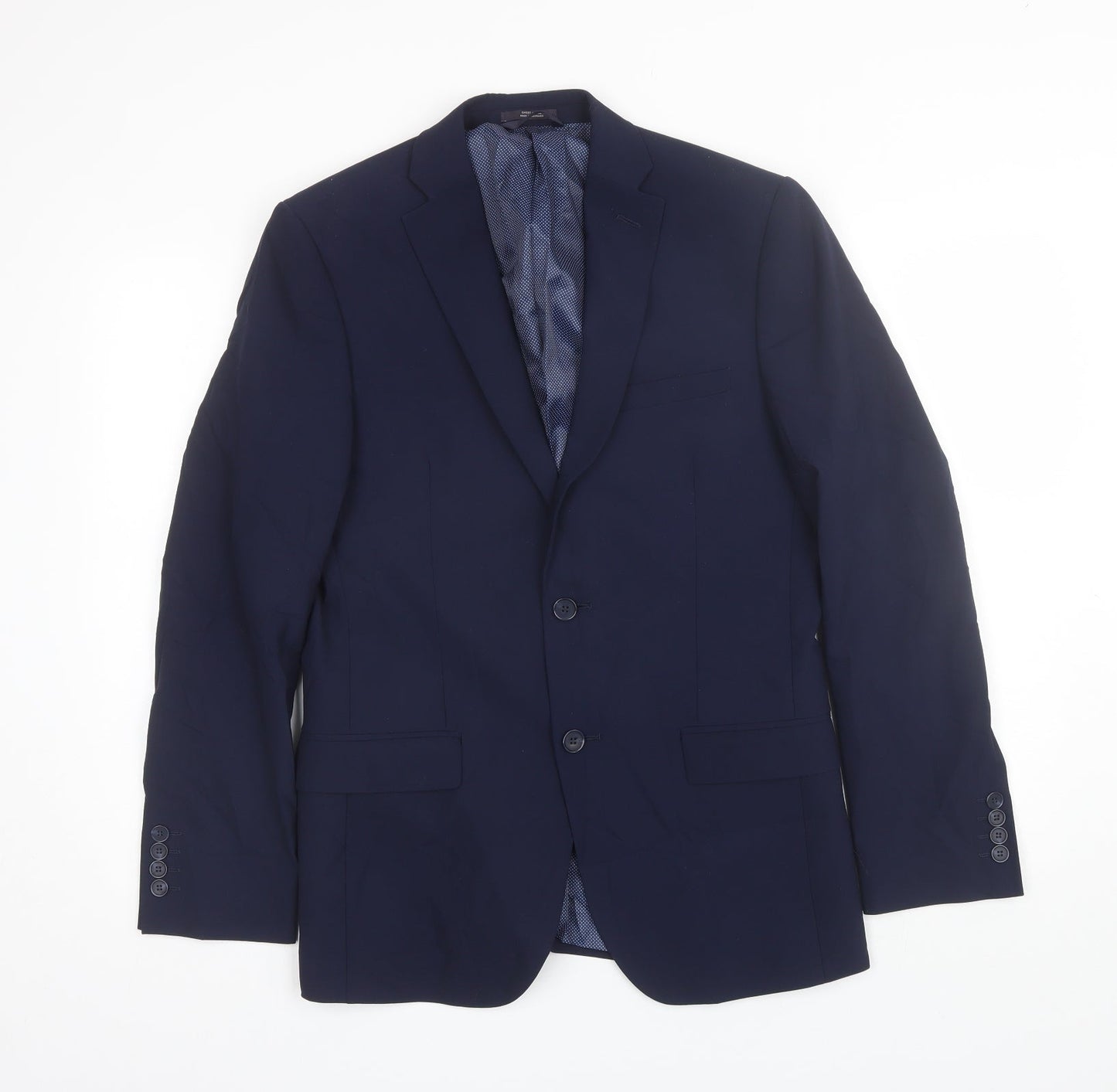 Mens UK Size 38 Marks and Spencer Regular Blue Suit Jacket