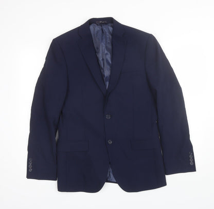 Mens UK Size 38 Marks and Spencer Regular Blue Suit Jacket