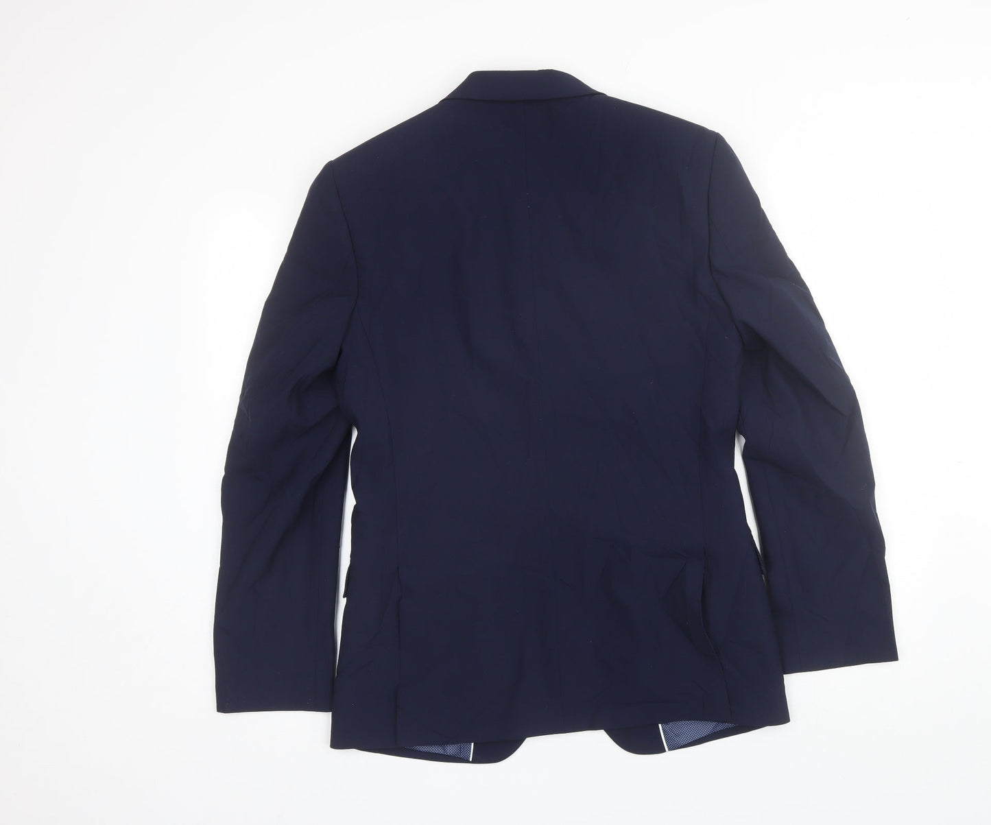 Mens UK Size 38 Marks and Spencer Regular Blue Suit Jacket