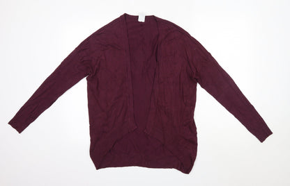 Womens UK Size XS VERO MODA Purple Cardigan Jumper
