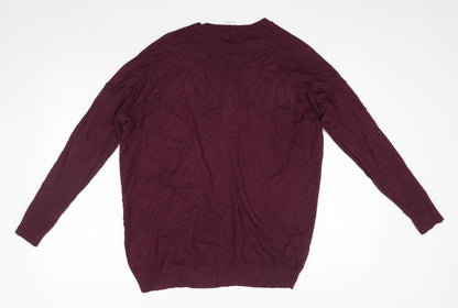 Womens UK Size XS VERO MODA Purple Cardigan Jumper