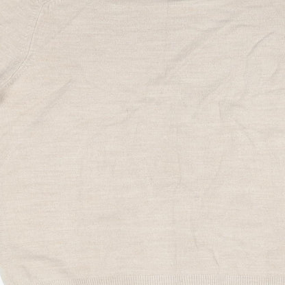 Womens UK Size 14 M&S Beige Pullover Jumper