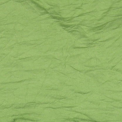 Autonomy Womens Green  Cotton Basic Blouse Size 14 V-Neck