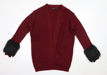 Womens UK Size S Brave Soul Purple Cardigan Jumper
