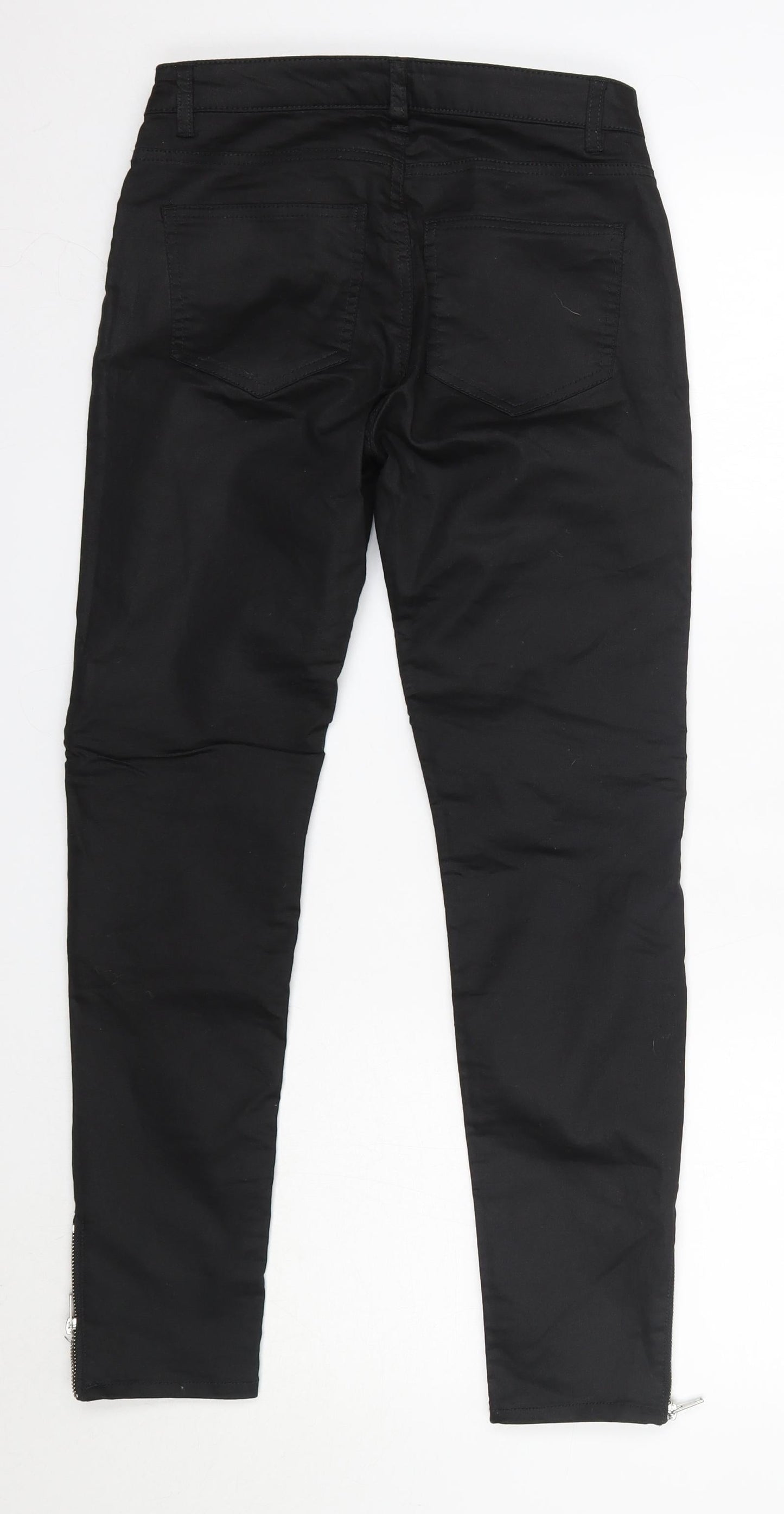 Womens UK Size 8 H&M Regular Fit Skinny Black Jeans