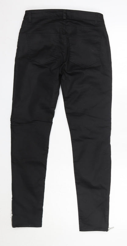 Womens UK Size 8 H&M Regular Fit Skinny Black Jeans