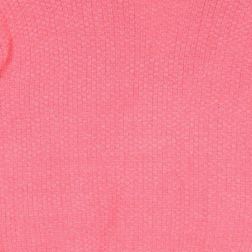 Womens UK Size L Fashion Alert Pink Cardigan Jumper