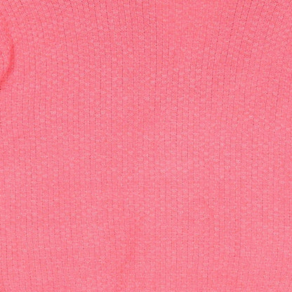 Womens UK Size L Fashion Alert Pink Cardigan Jumper