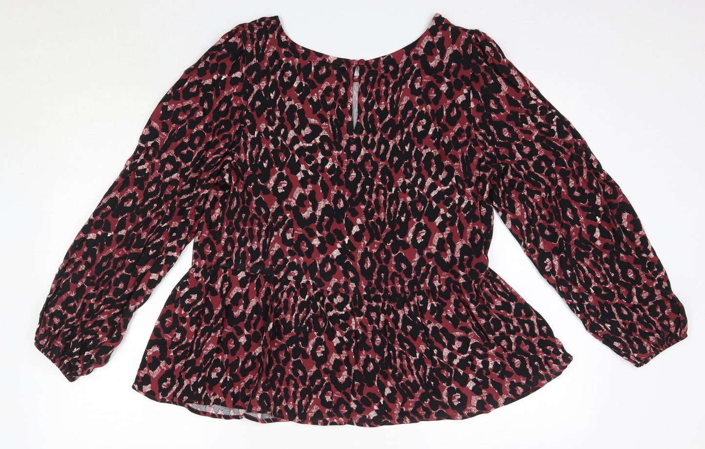 Womens UK Size 14 Peacocks Pink Basic Blouse