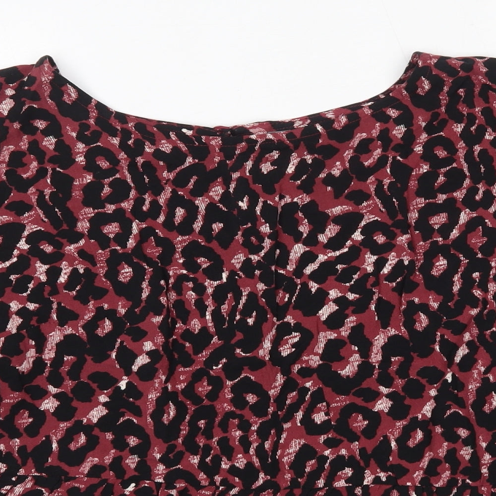 Womens UK Size 14 Peacocks Pink Basic Blouse