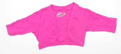 Womens UK Size 16 Glamorosa Pink Shrug Jumper