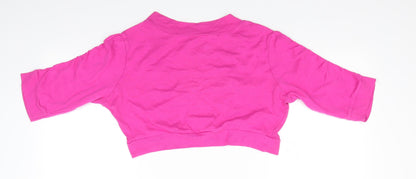 Womens UK Size 16 Glamorosa Pink Shrug Jumper