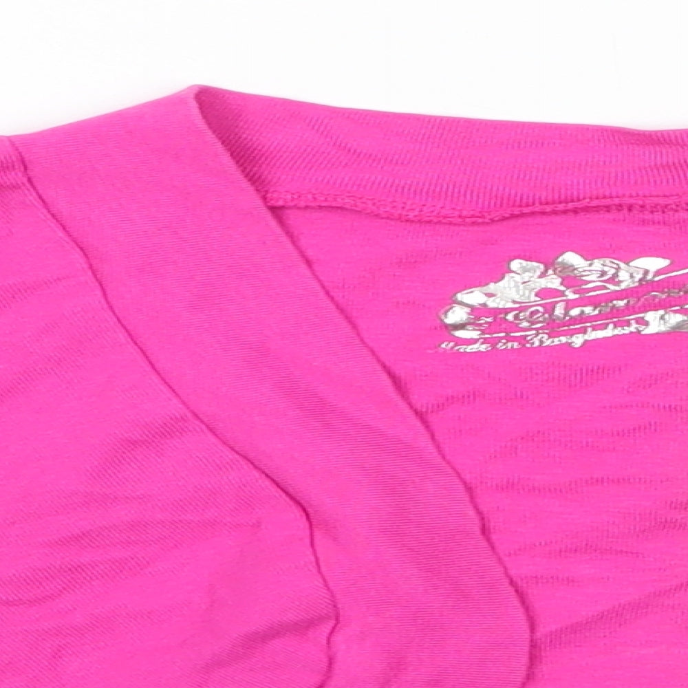 Womens UK Size 16 Glamorosa Pink Shrug Jumper