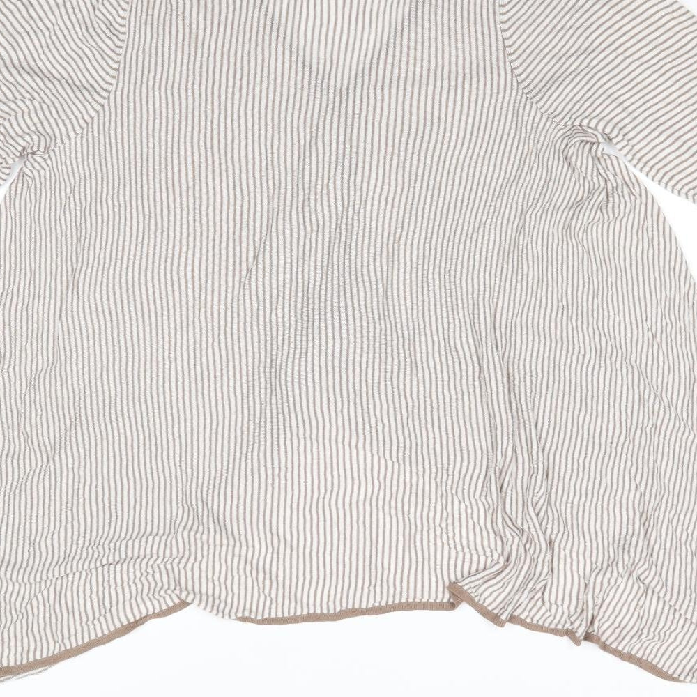 Womens UK Size 18 James Lakeland Beige Cardigan Jumper