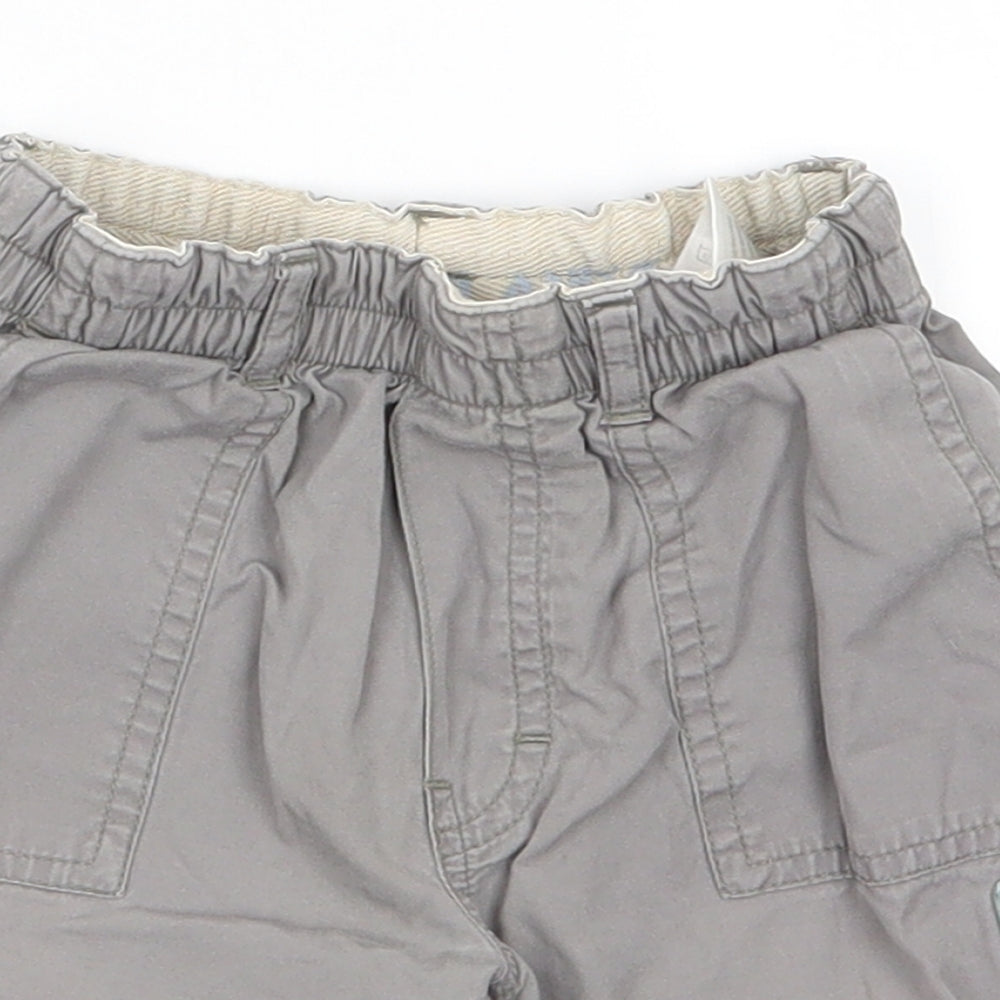 Timberland Boys Grey  Cotton Cargo Trousers Size 12 Months