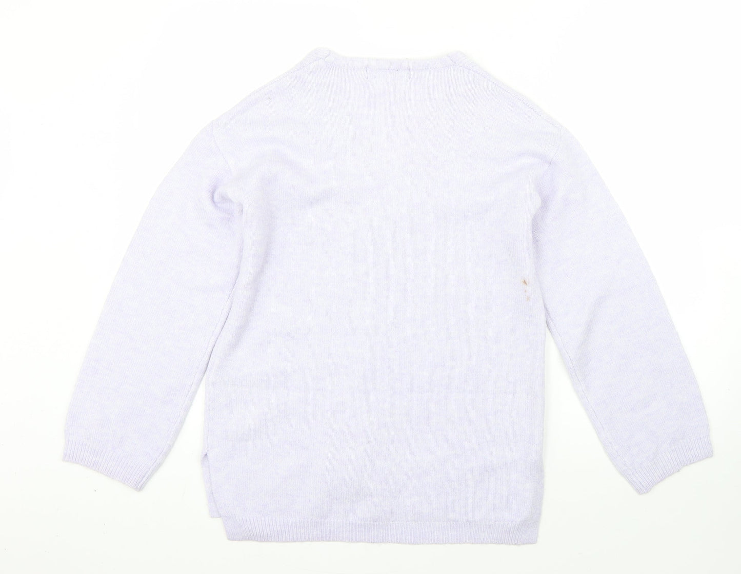 Womens UK Size XS M&S Purple Pullover Jumper