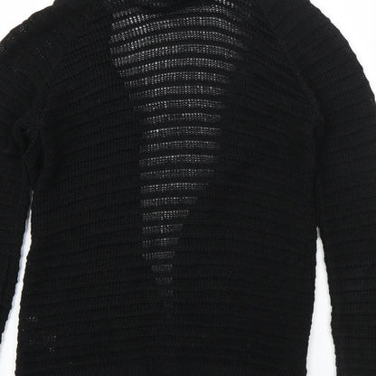Ca Me Plait Womens Blue Round Neck  Acetate Cardigan Jumper Size 10