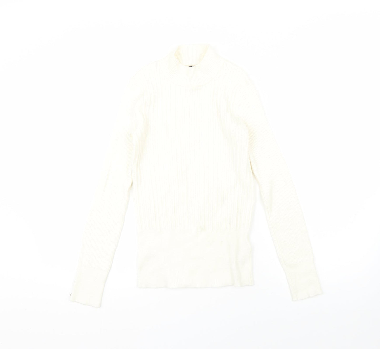Womens UK Size 8 M&S Beige Pullover Jumper