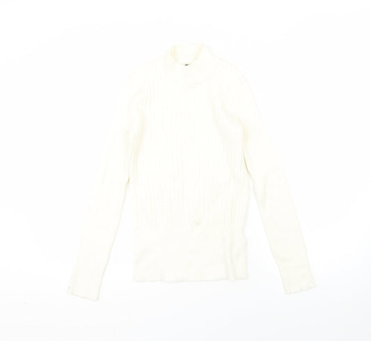 Womens UK Size 8 M&S Beige Pullover Jumper