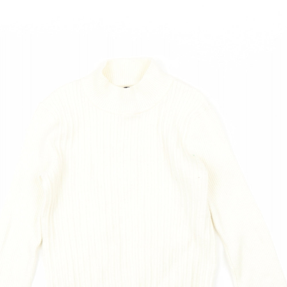 Womens UK Size 8 M&S Beige Pullover Jumper