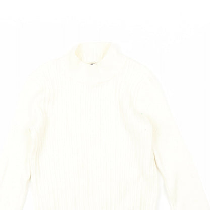Womens UK Size 8 M&S Beige Pullover Jumper