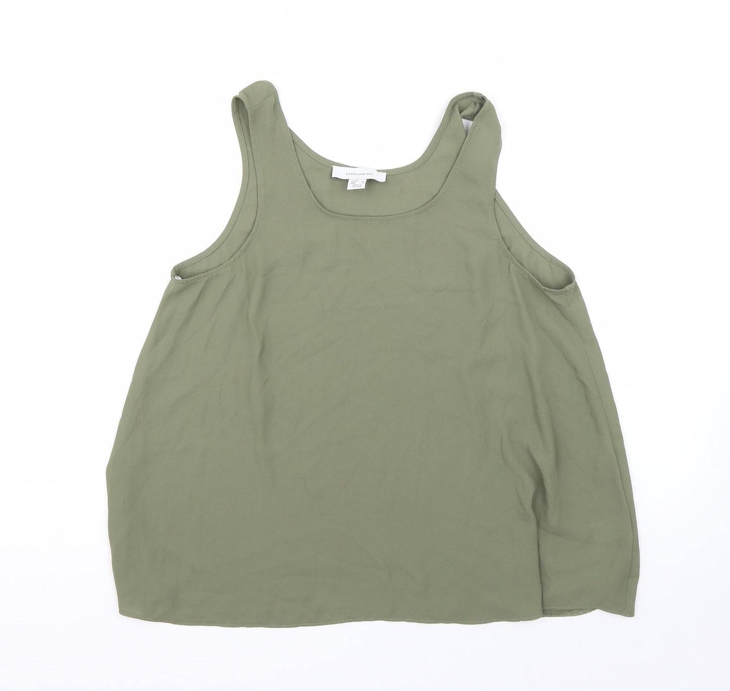Womens UK Size 10 Atmosphere Green Basic Blouse