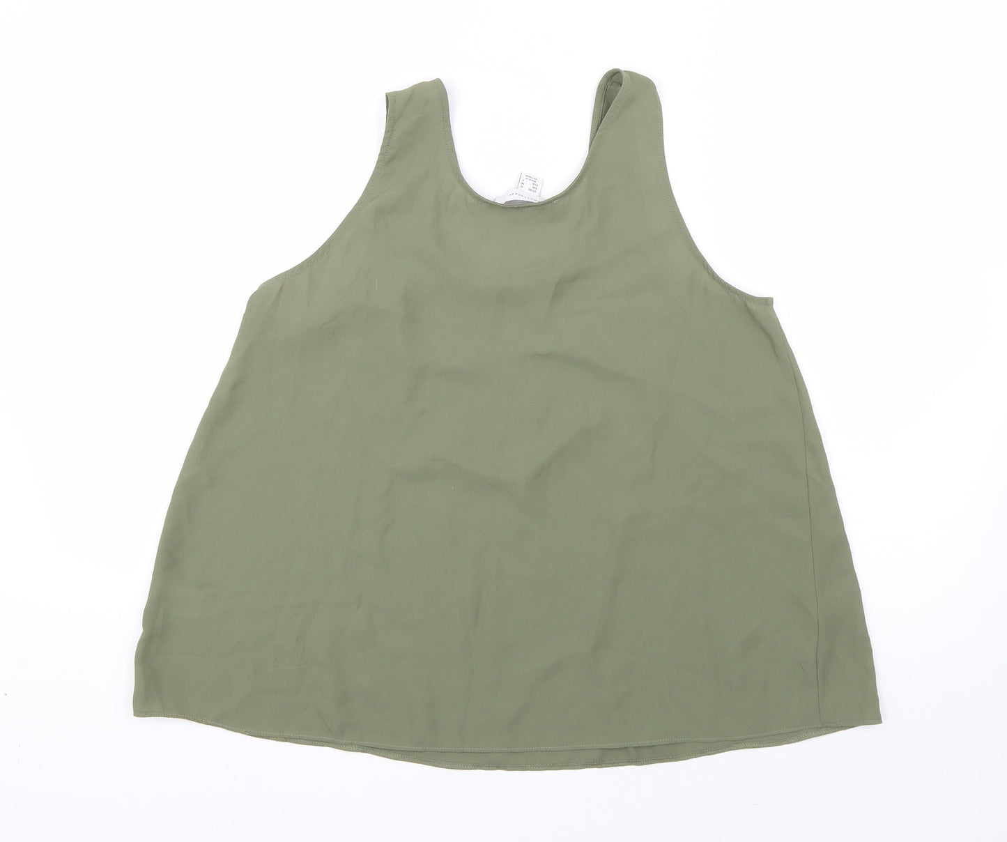 Womens UK Size 10 Atmosphere Green Basic Blouse