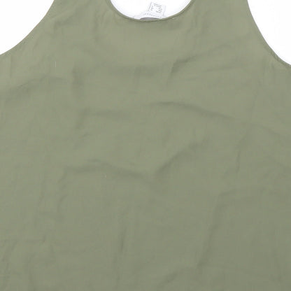 Womens UK Size 10 Atmosphere Green Basic Blouse
