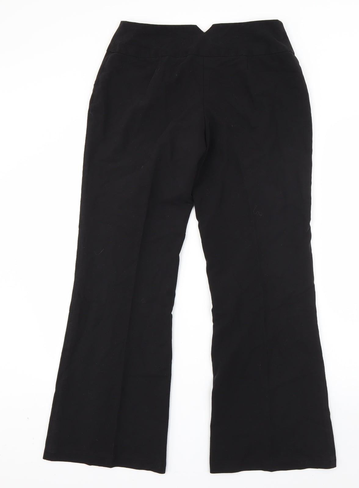 Womens UK Size 10 Dorothy Perkins Regular Fit Dress Pants Black Trousers