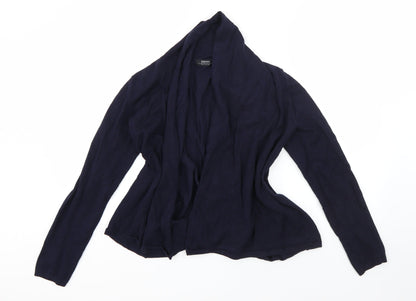 Womens UK Size 14 Papaya Blue Cardigan Jumper