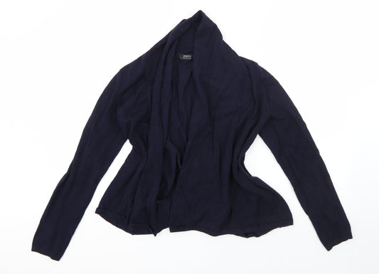Womens UK Size 14 Papaya Blue Cardigan Jumper