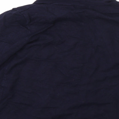 Womens UK Size 14 Papaya Blue Cardigan Jumper