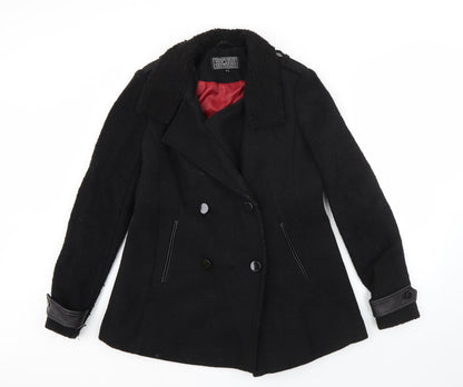 New Look Womens Black   Jacket Coat Size 10