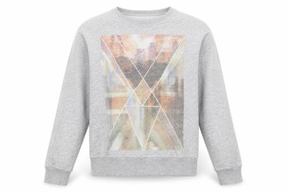 Cedarwood State Mens Grey Polyester Pullover Sweatshirt Size M