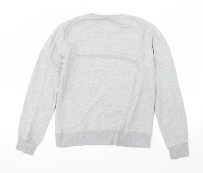 Mens UK Size M Cedar Wood State Grey Pullover Sweatshirt