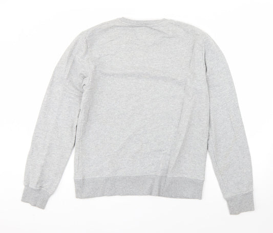 Mens UK Size M Cedar Wood State Grey Pullover Sweatshirt
