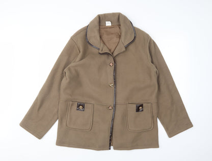 Womens UK Size M Anne De Lancay Brown Jacket