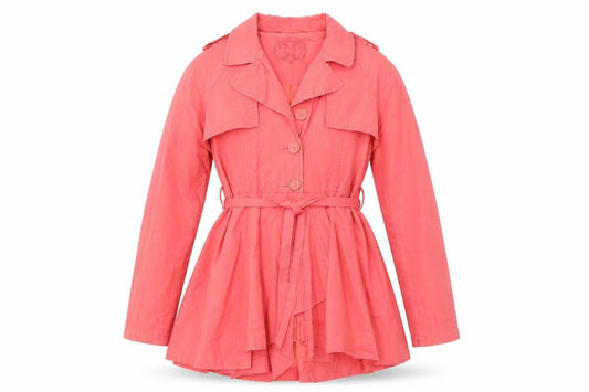 Womens UK Size 12 Red Herring Pink Overcoat