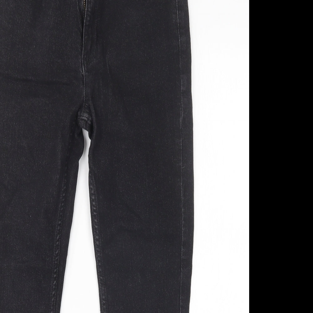 M&S Womens Black  Cotton Skinny Jeans Size 10 L25 in Regular